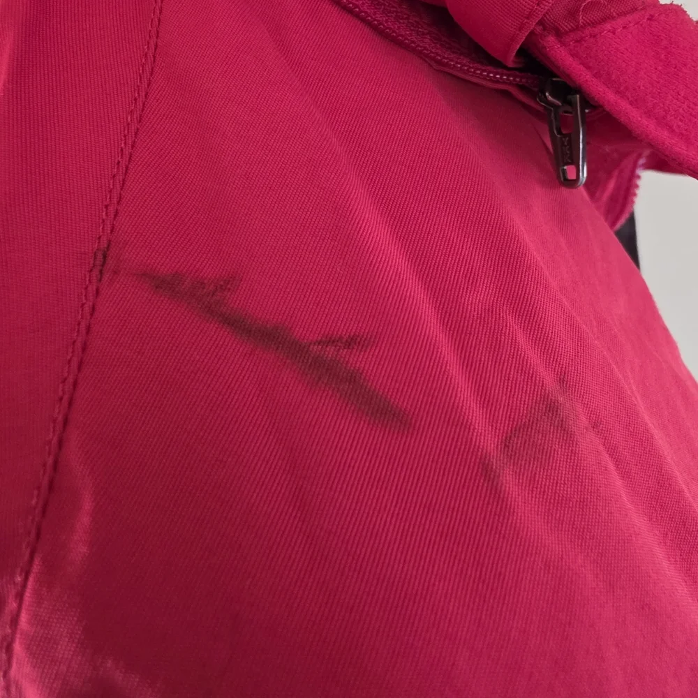 L.L. Bean Kids Red and Gray Hooded Puffer‎ Jacket